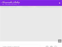Tablet Screenshot of amandasalas.com